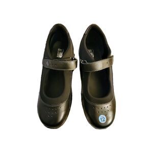 New Drew Rose Orthotic Mary Jane Women's 12 Core Black Leather Round Toe Shoes